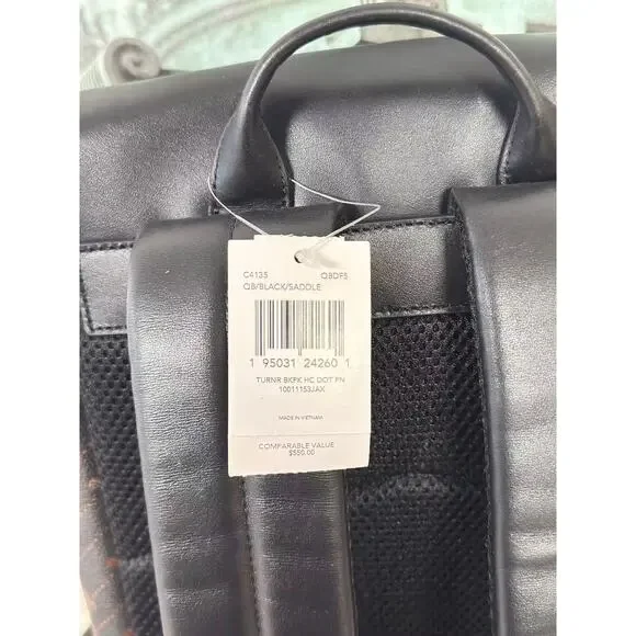 Coach C4135 Turner Backpack With Horse And Carriage Dot  display picture 1